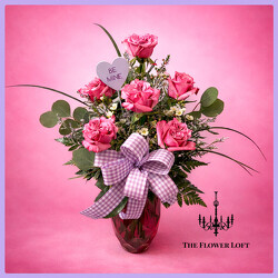 Valentine Beauty From The Flower Loft, your florist in Wilmington, IL